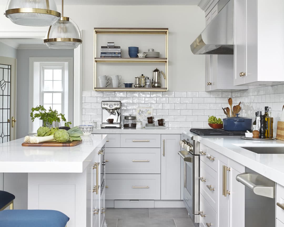 Light Grey Kitchen in The Kingsway | Orsi Panos Interiors